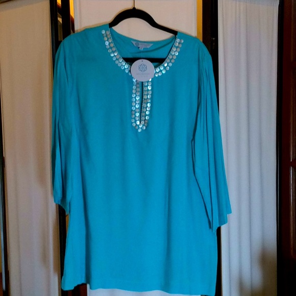 Escapada Gorgeous Aqua tunic in ECU - Picture 4 of 11